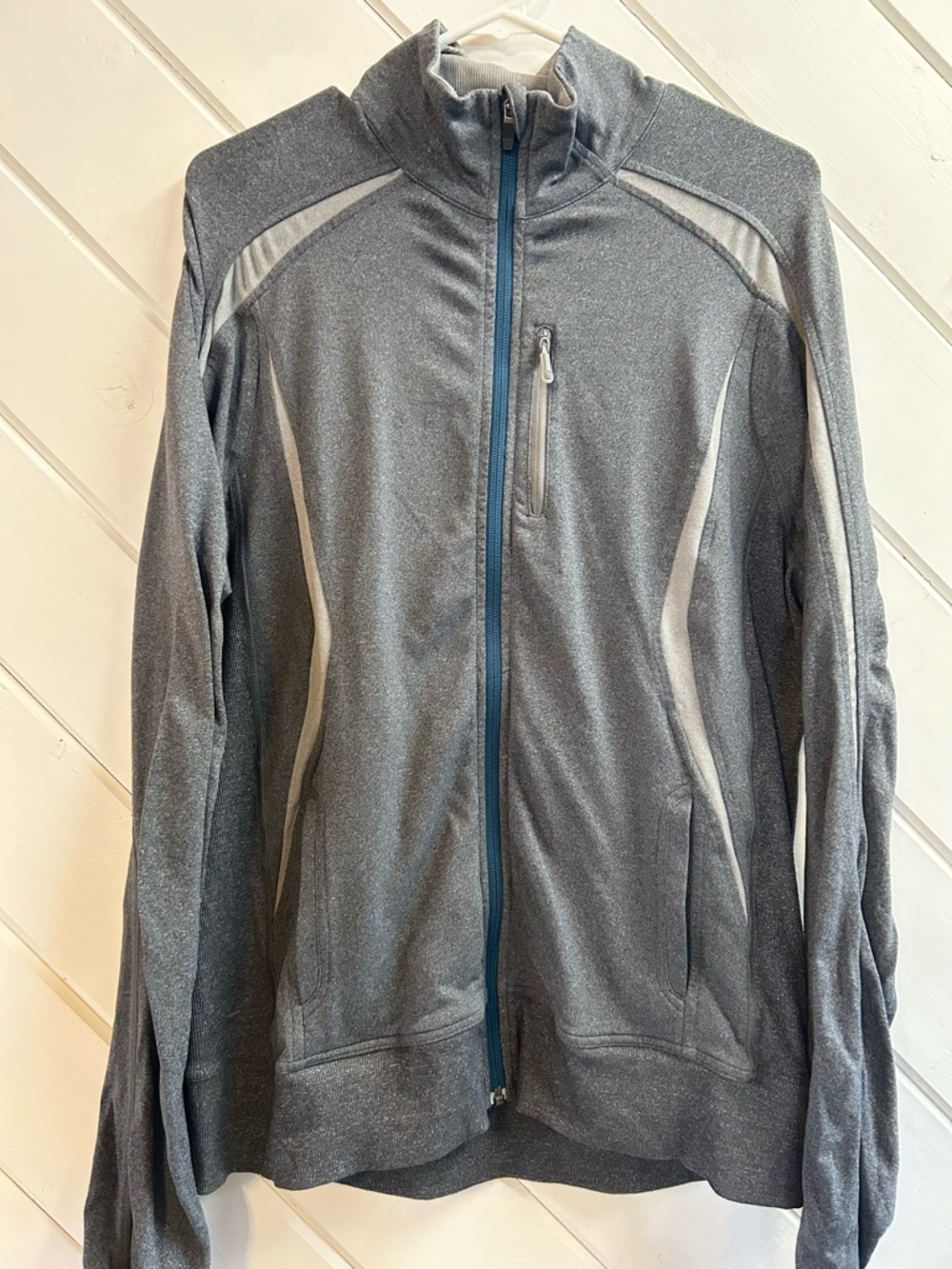 LULULEMON Kung Fu Jacket Charcoal Grey Teal